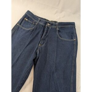VTG Southpole 4180 36x28 (38 Tag) Denim Blue Baggy Y2K Skater Denim Wide Leg 90s